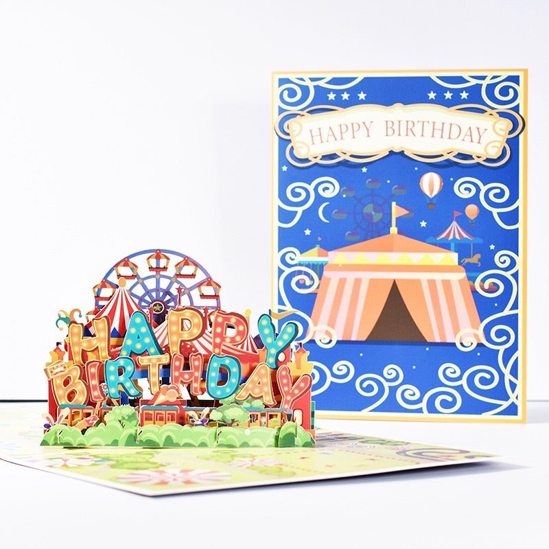 Birthday Carnival Pop-Up Card