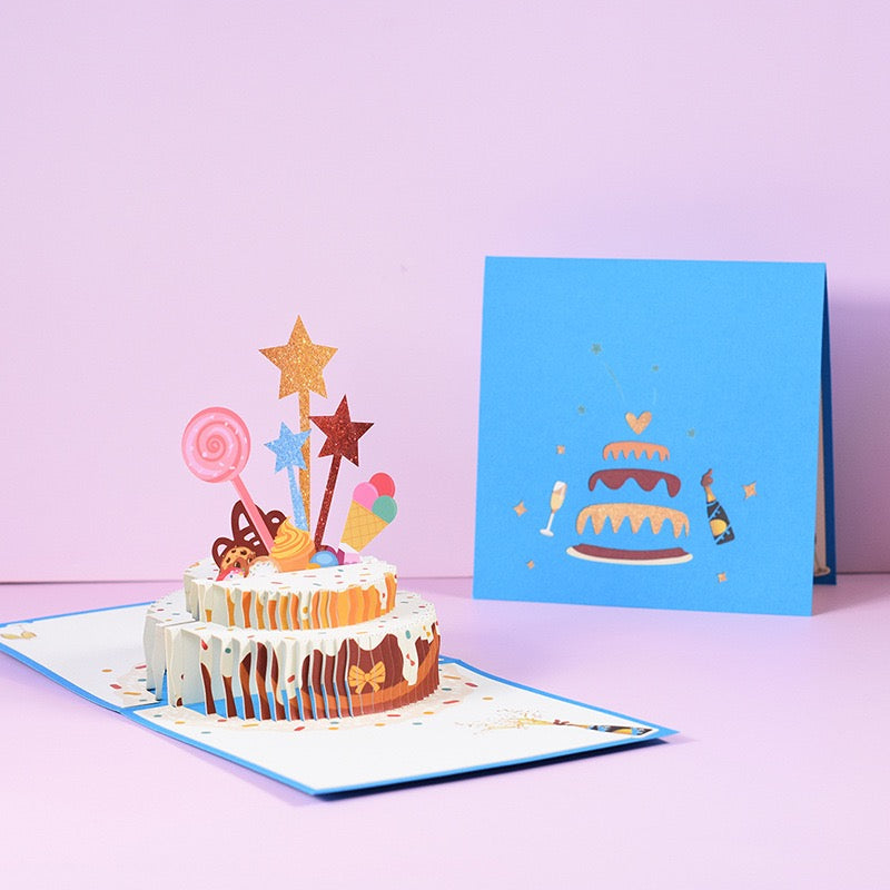 ✨ Sweet Celebration Pop-Up Birthday Card