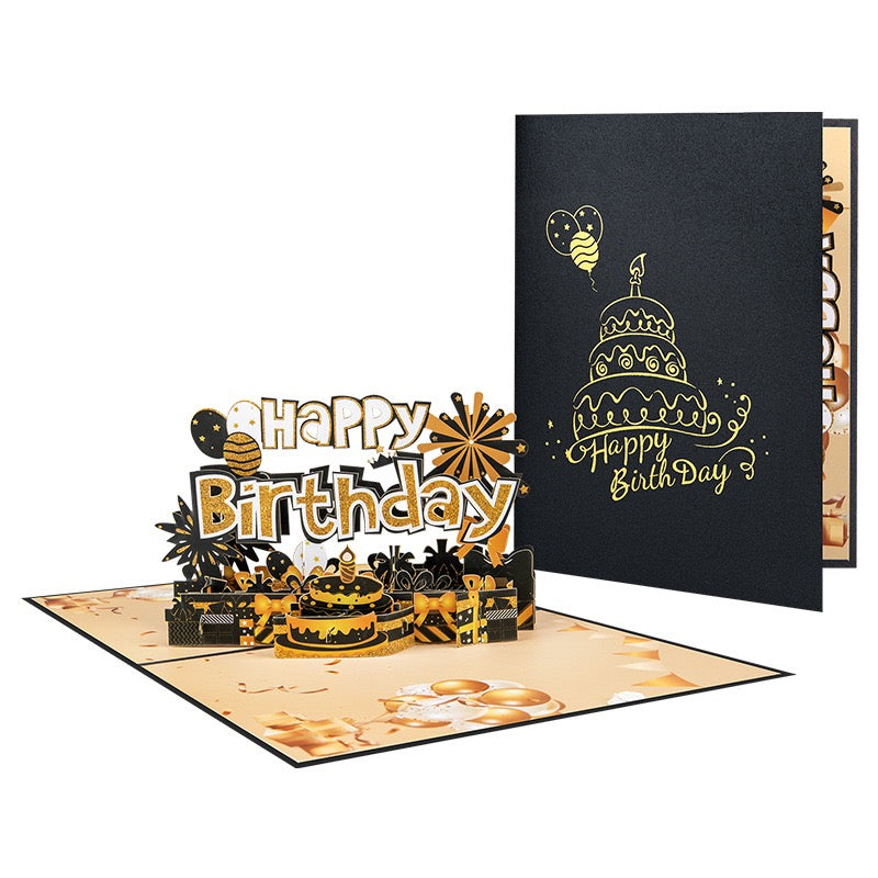 3D Pop-Up Birthday Greeting Card