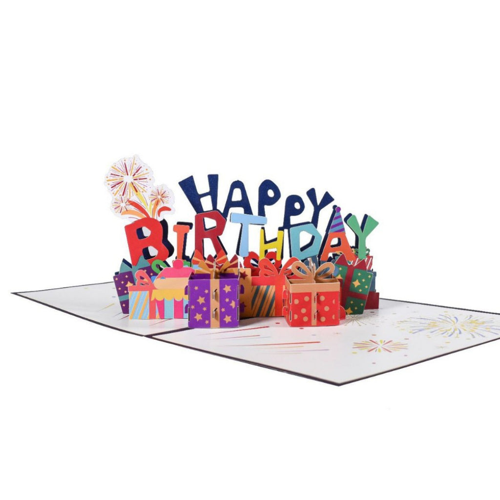 3D Pop-Up Birthday Greeting Card